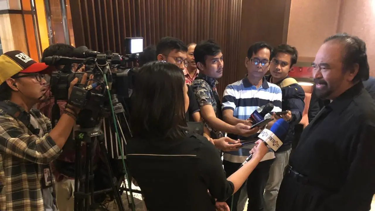 Ketua Umum Partai Nasdem Surya Paloh. (Liputan6.com/Fauzan)