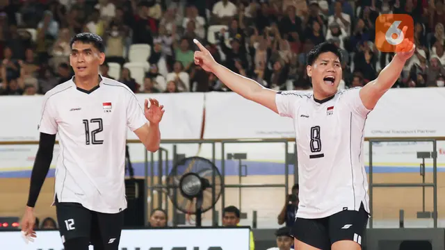 Jasen Natanael dan Rivan Timnas Voli Putra Indonesia