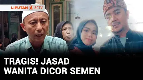  Isak Tangis Keluarga Iringi Pemakaman Nurmina, Wanita Dibunuh dan Dicor Semen oleh Pacar