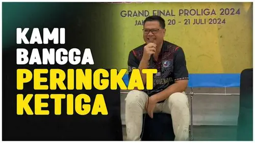 VIDEO: Komentar Pelatih Palembang Bank Sumsel Babel Setelah Sukses Raih Peringkat Ketiga di PLN Mobile Proliga 2024