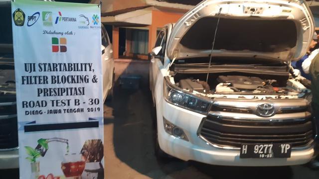 Badan Litbang ESDM telah melakukan pengujian mesin kendaraan dengan menggunakan‎ bahan bakar Solar yang telah dicampur dengan 30 persen biodiesel dalam suhu rendah, Rabu (14/8/2019).