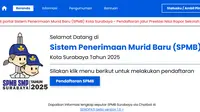Cara Daftar SPMB SMP Surabaya 2025 via Jalur Prestasi Nilai Rapor