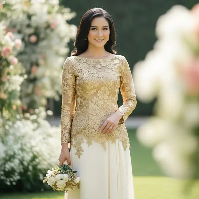 Model Baju Bridesmaid Rok dan Atasan Simpel (Gemini AI)