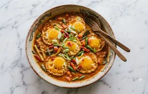 Resep Telur Ceplok Masak Santan Pedas, Mudah Dibuat dengan Bumbu yang Meresap