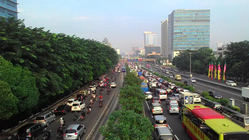 Begini Kondisi Kemacetan Lalu Lintas Jakarta Pagi Ini