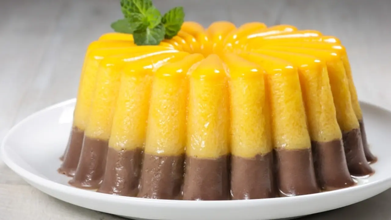 puding labu coklat