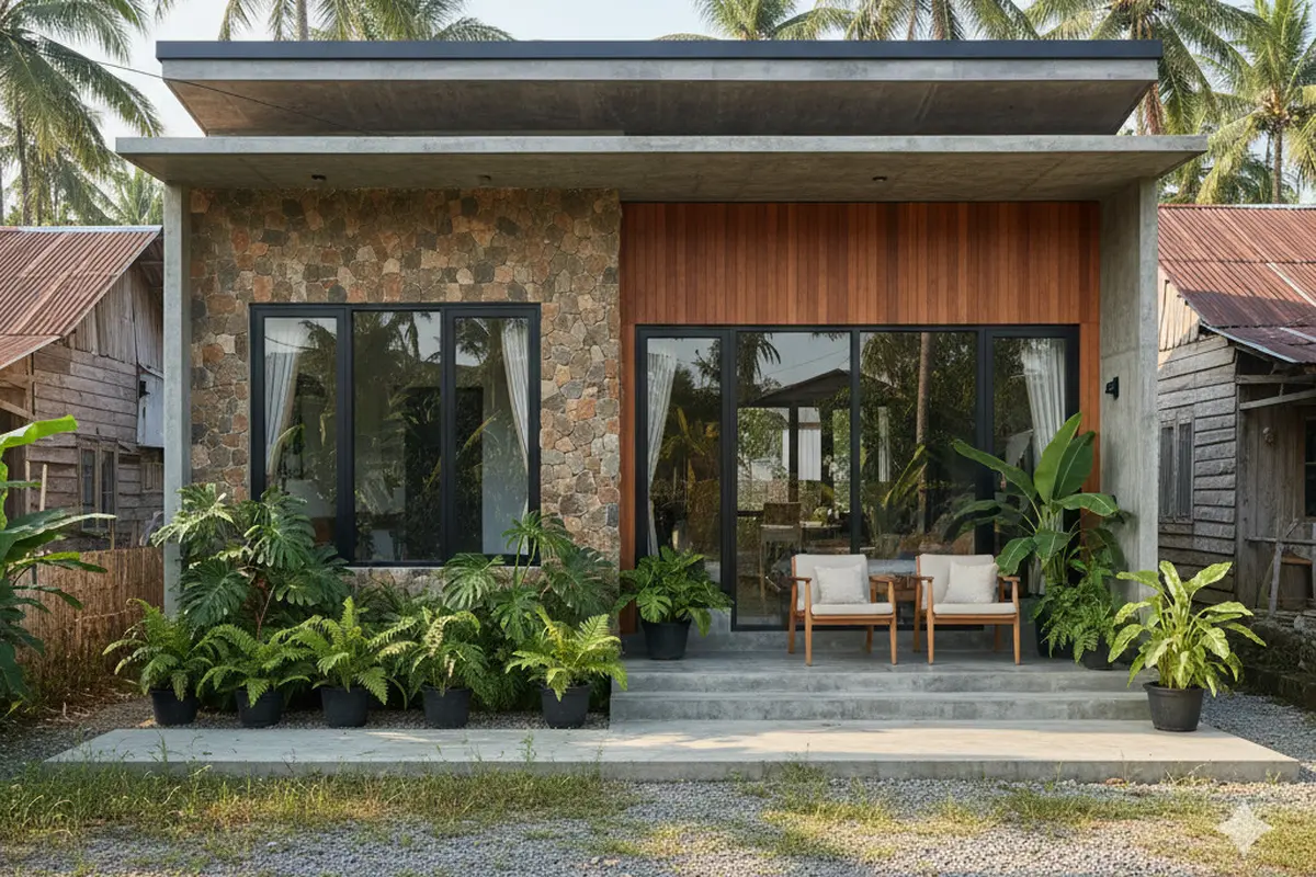 Model Rumah Murah Tapi Elegan 2025. Gemini