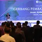 Gubernur BI Agus DW Martowardojo memberi sambutan dalam launching Gerbang Pembayaran Nasional (GPN) di Gedung BI, Jakarta, Senin (4/12). Sistem ini untuk menyatukan berbagai sistem pembayaran milik berbagai bank yang berbeda. (Liputan6.com/Angga Yuniar)