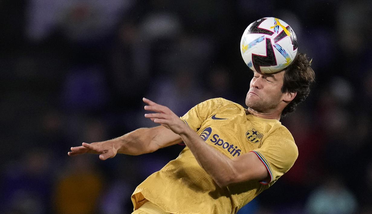 Barcelona kembali mengalami kekalahan  dinahbiskan jadi juara, LaLiga atau kompetisi kasta tertinggi Liga Spanyol 2022-2023. (AP Photo/Manu Fernandez)