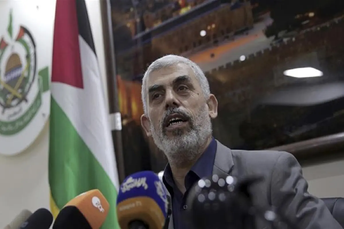 Pemimpin Hamas Yahya Sinwar (Khalil Hamra/AP Photo)
