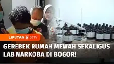 Polisi menggerebek laboratorium narkotika yang berada di kawasan perumahan elit di Kabupaten Bogor, Jawa Barat, pada Rabu dini hari. Polisi menyita barang bukti narkoba jenis tembakau sintetis sebanyak 1 ton dan menangkap dua orang.