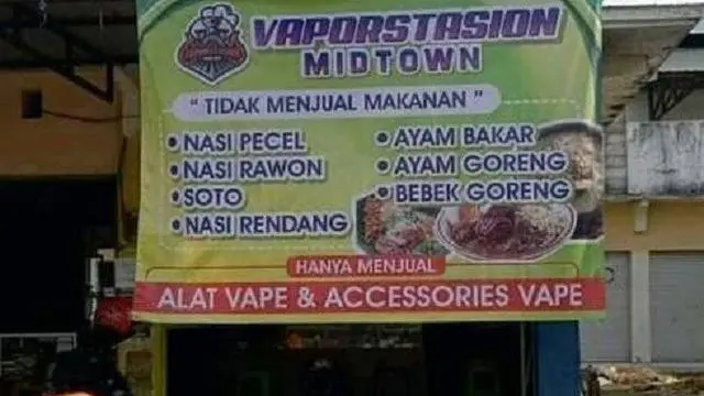 6 Spanduk Jualan Rawon Ini Absurd Banget, Ide Marketing Kocak