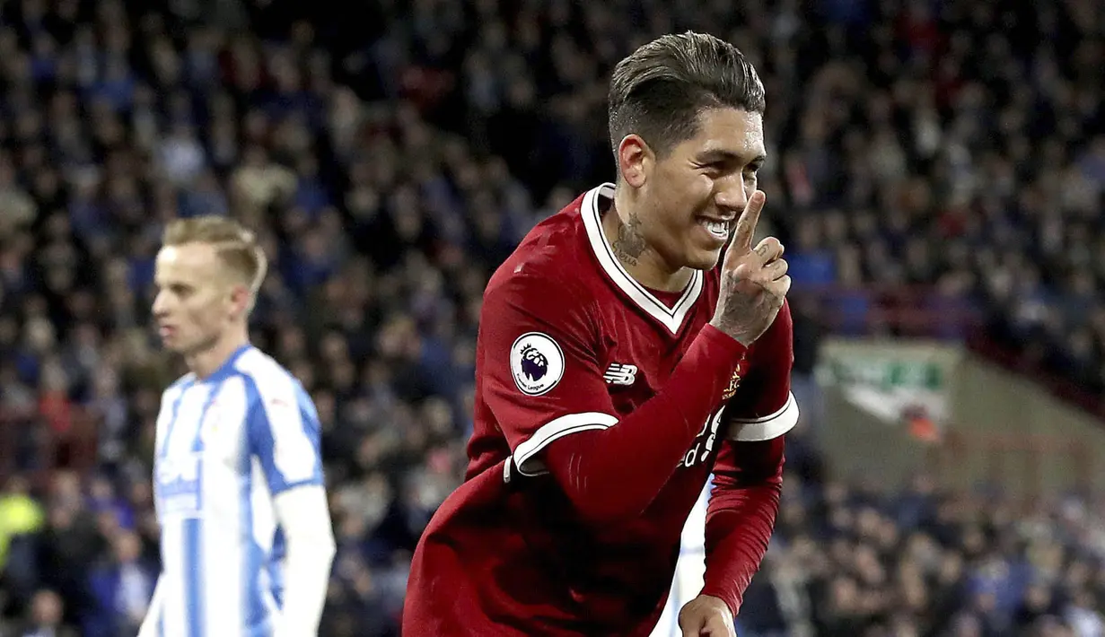5. Roberto Firmino (Liverpool) - 11 Gol (1 Penalti). (AP/Martin Rickett)