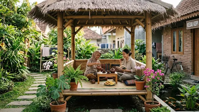 6 Model Gazebo Mini untuk Slow Living di Pekarangan Rumah, Sudut Santai Menenangkan