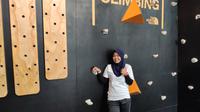 Puji Lestari hadiri Global Climbing Day (ist)