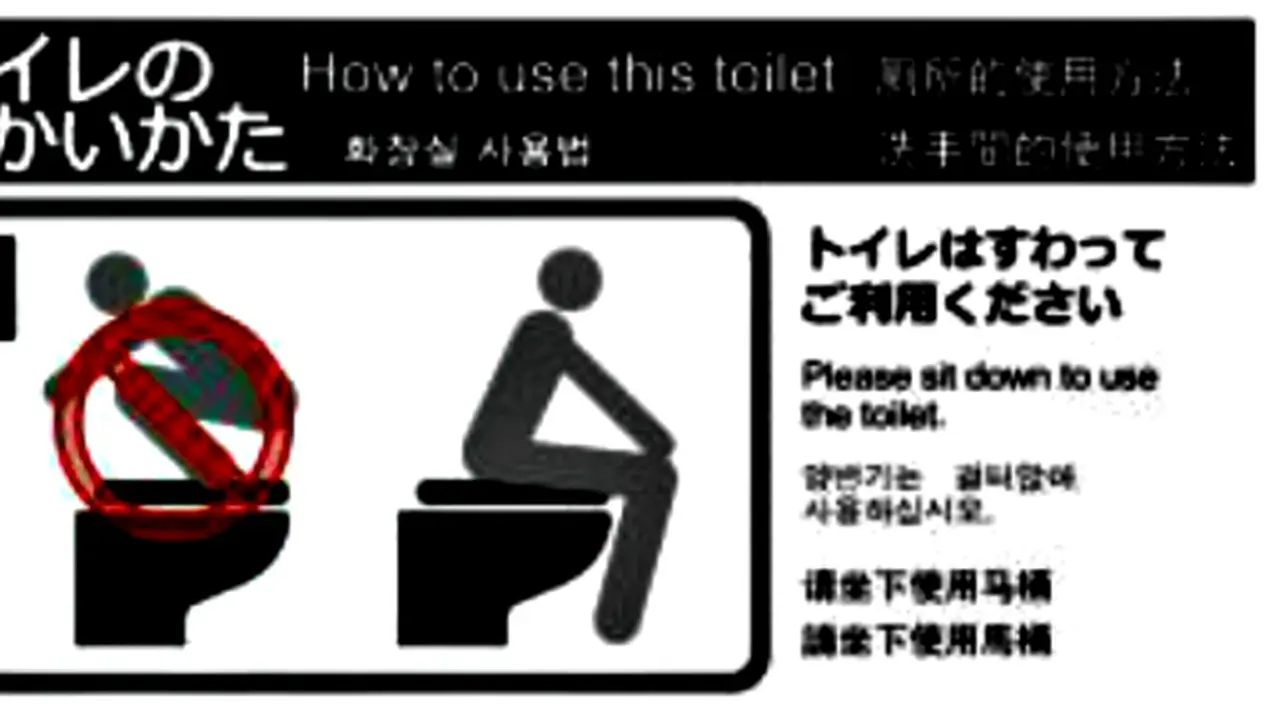 Papan Petunjuk Toilet Khusus Untuk Wisatawan