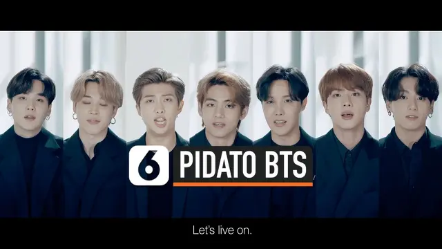 VIDEO: Isi Pidato BTS di Sidang Umum PBB, Kesendirian hingga Kesehatan Mental