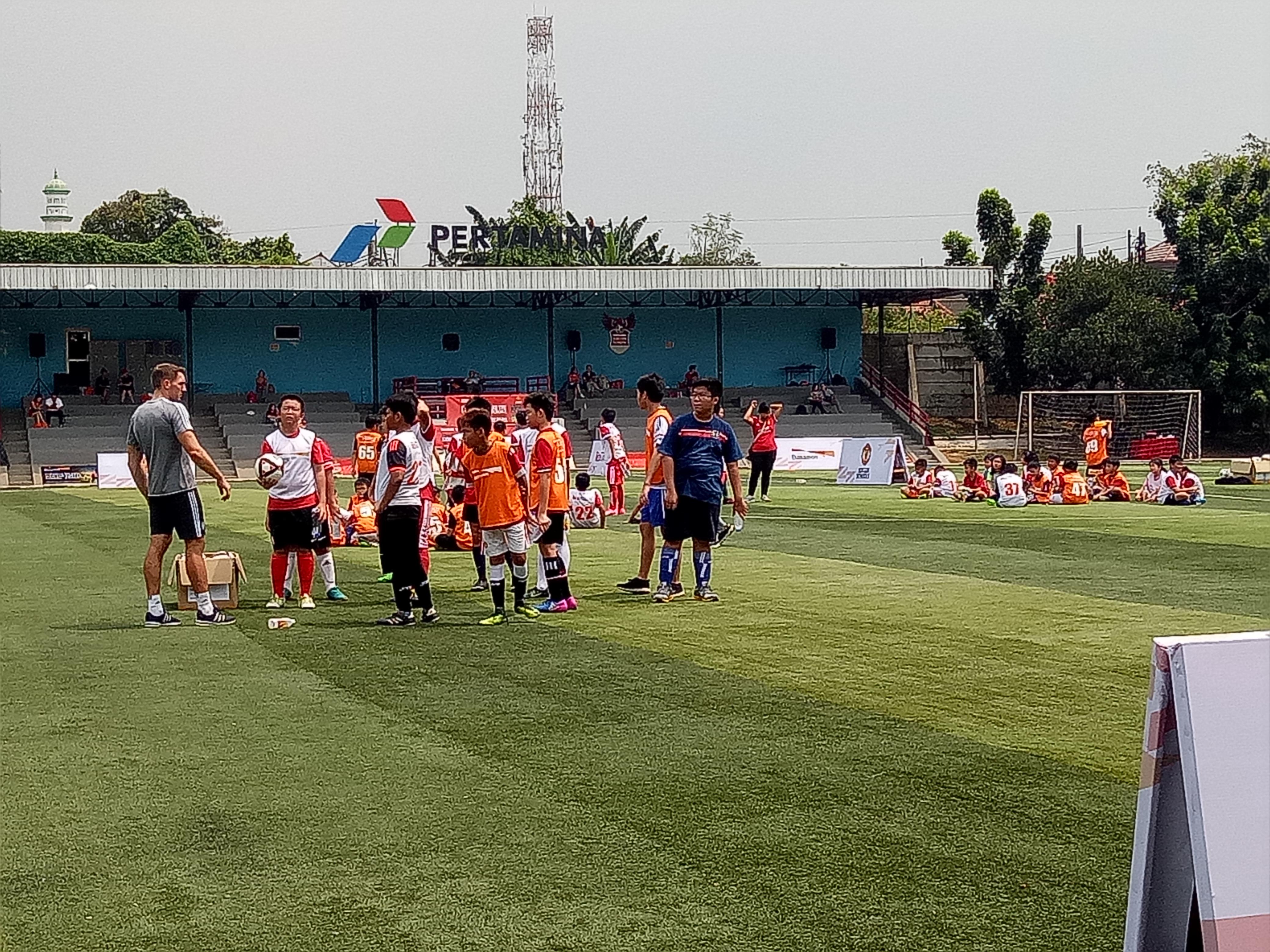 Meriahnya Manchester United Soccer School Di Jakarta Bola Liputan6 Com
