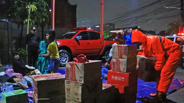 Posko Banjir di Kota Tangerang.