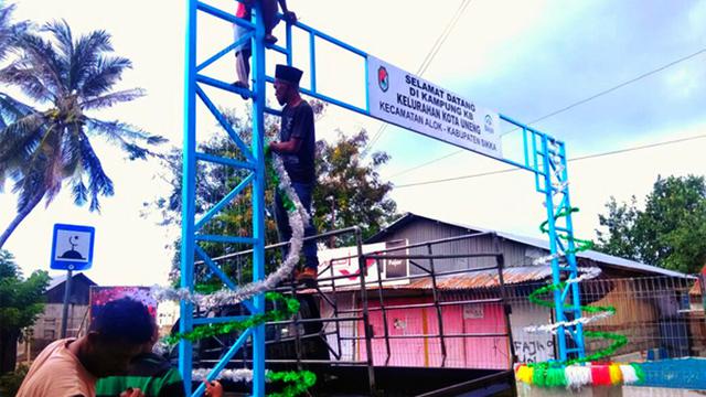 Merawat Toleransi Remaja Masjid di Sikka Merangkai  Pohon  