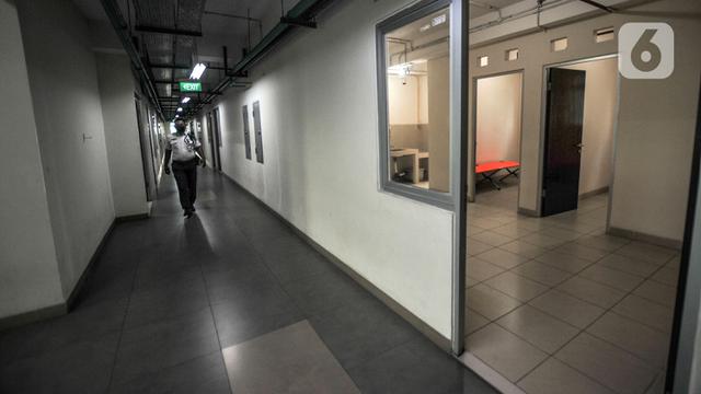 FOTO: Rusun Nagrak Cilincing Bersiap untuk Isolasi Pasien COVID-19