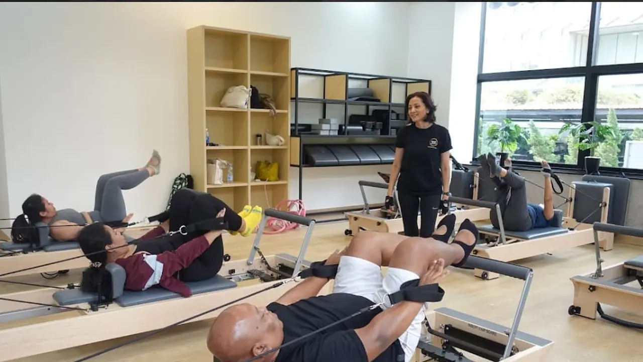 Kehadiran 365 Pilates Studio, di Atrium Mulia, Kuningan, Jakarta Selatan, bisa menjadi solusi sehat warga Jakarta untuk mendambakan tubuh sehat dan bugar ala pilates Jepang. (Liputan6.com)