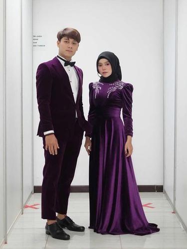 Gaya Serasi Serba Ungu Lesty Kejora Rizky Billar Sampai Aurel Atta Halilintar Fashion Fimela Com