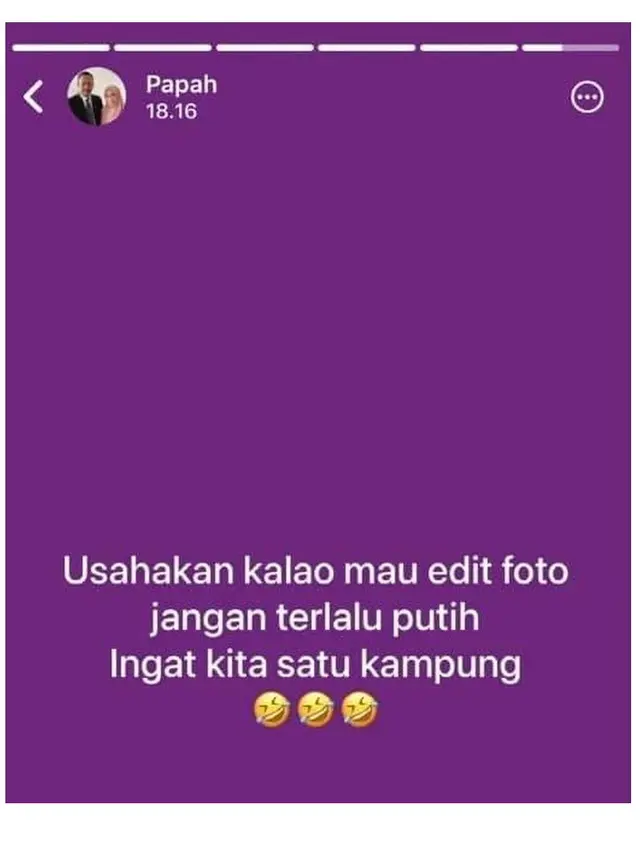 10 Potret Jokes Bapak-Bapak di Status WhatsApp Ini Bikin Geleng Kepala