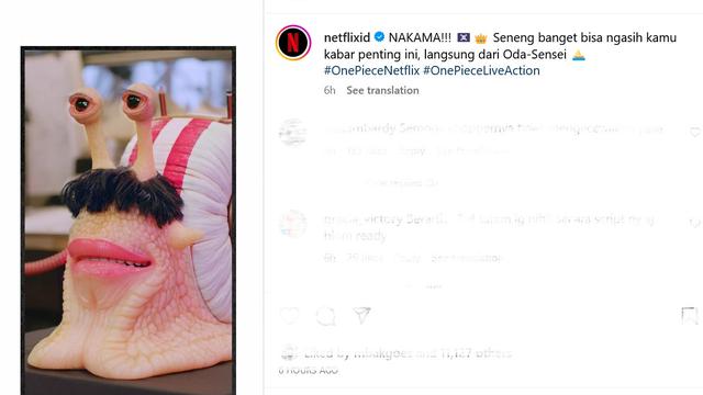 Pengumuman One Piece Live Action Season 2. (Instagram/netflixid)