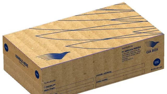 Produk packaging Garuda Indonesia yang ramah lingkungan