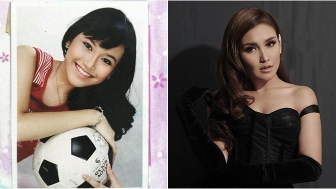 Ayu Ting Ting dulu dan kini (Sumber: Instagram/ayutingting92)