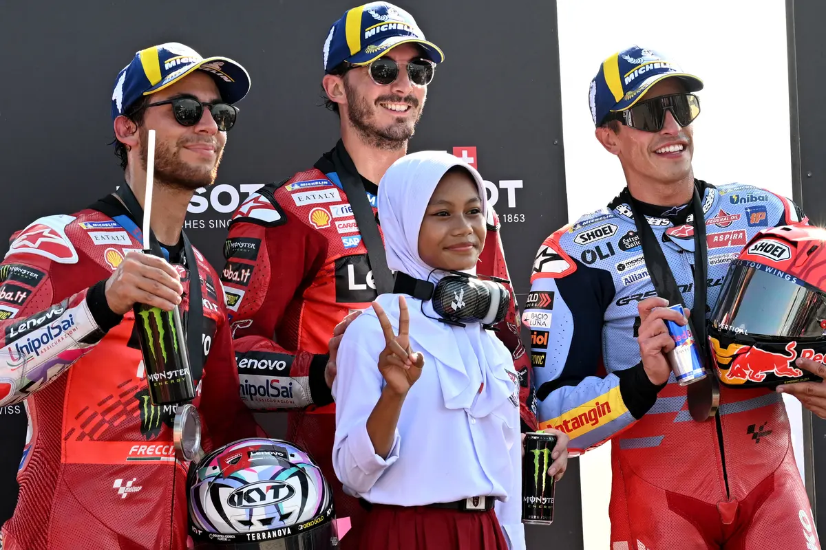 Podium Sprint Race MotoGP Mandalika 2024