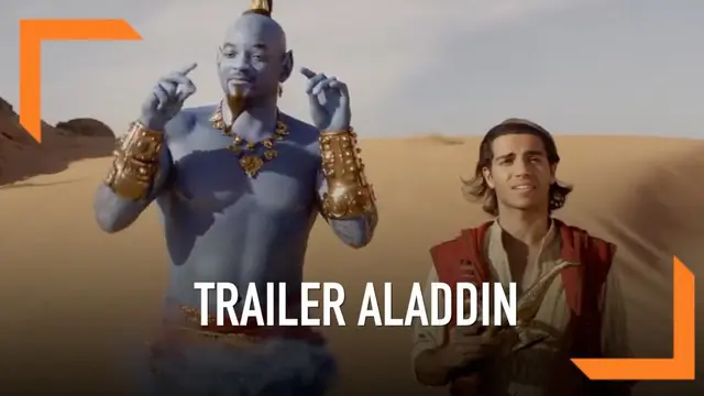 Setelah sebelumnya teaser berdurasi 15 detik, kini Disney merilis trailer perdana film Aladdin. Trailer ini lebih banyak menampilkan karakter pemain film Aladdin.