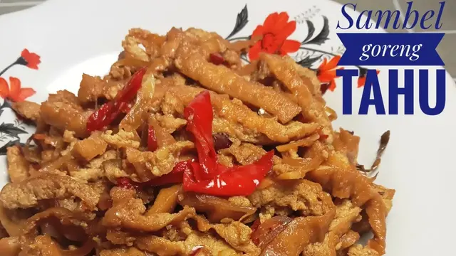 Resep sambal goreng tahu. (dok. Cookpad @Nantik)