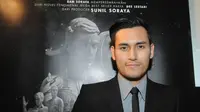 Arifin Putra saat menghadiri jumpa pers film Supernova di kawasan Senayan, Jakarta Pusat, Sabtu (7/12/2014). (Liputan6.com/Herman Zakaria)