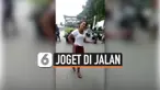 DEMI KONTEN, WANITA JOGET DI TENGAH JALAN SAMPAI BIKIN KEMACETAN