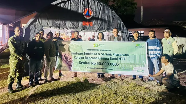 Gempa Magnitudo 7,7 Guncang NTT, Pegadaian Salurkan Bantuan ke 6 Kabupaten