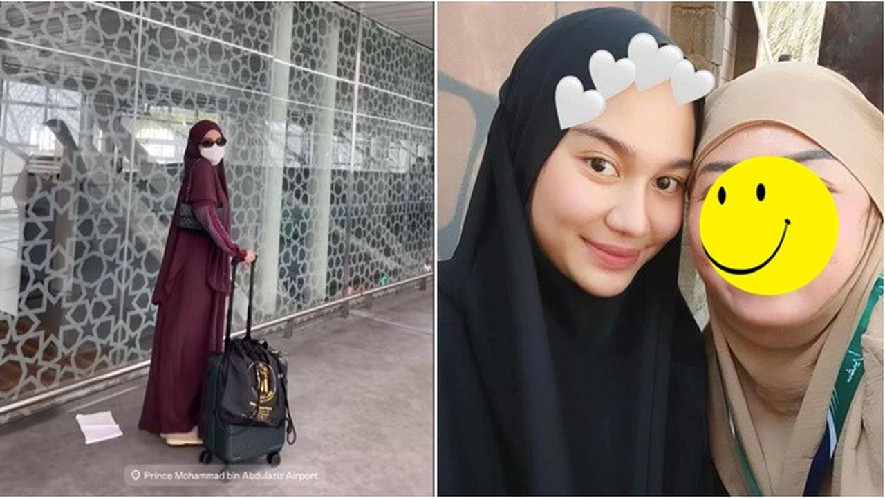 6 Potret Azizah Salsha Jalani Ibadah Umrah, Tunggu Pratama Arhan di Arab Saudi