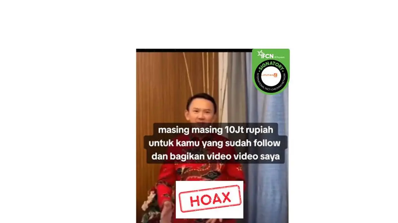 Cek fakta Ahok bagikan uang di Tiktok