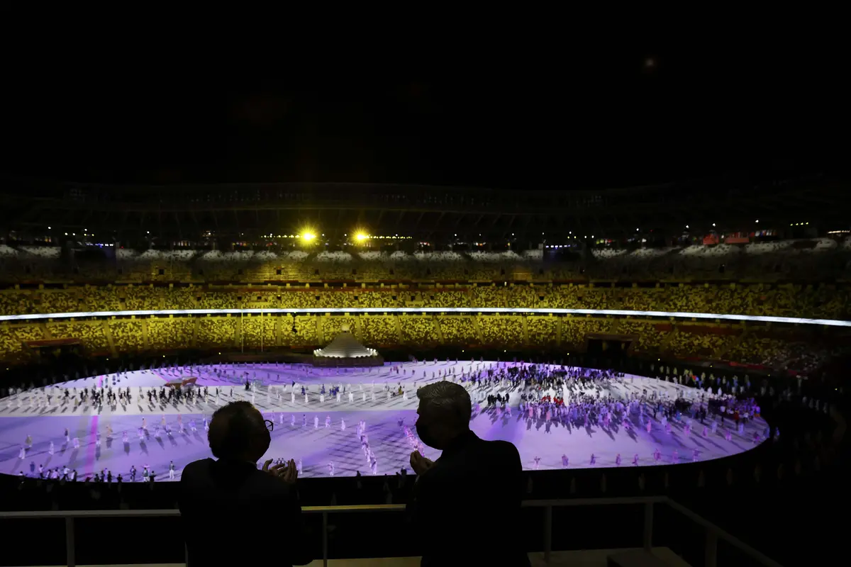 Foto: Pembukaan Olimpiade Tokyo 2020 Tetap Meriah di Masa Pandemi Covid-19