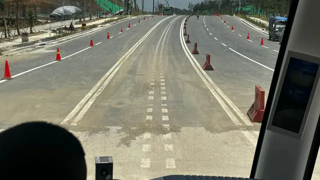 Trem Otonom Jalani Uji Coba Transportasi Publik di IKN, Ini Hasilnya