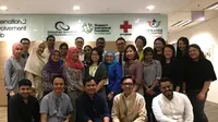 Jurnalis asal Indonesia dan India yang mengikuti kegiatan komunitas bina masyarakat atas undangan Singapore International Foundation (SIF). (Ist)
