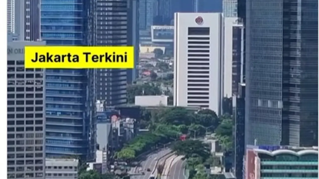 Cerahnya Langit Jakarta Ditinggal Mudik Penduduknya di Libur Idulfitri 2025