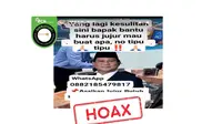 Cek Fakta Prabowo berikan bantuan dengan daftar melalui Whatsapp