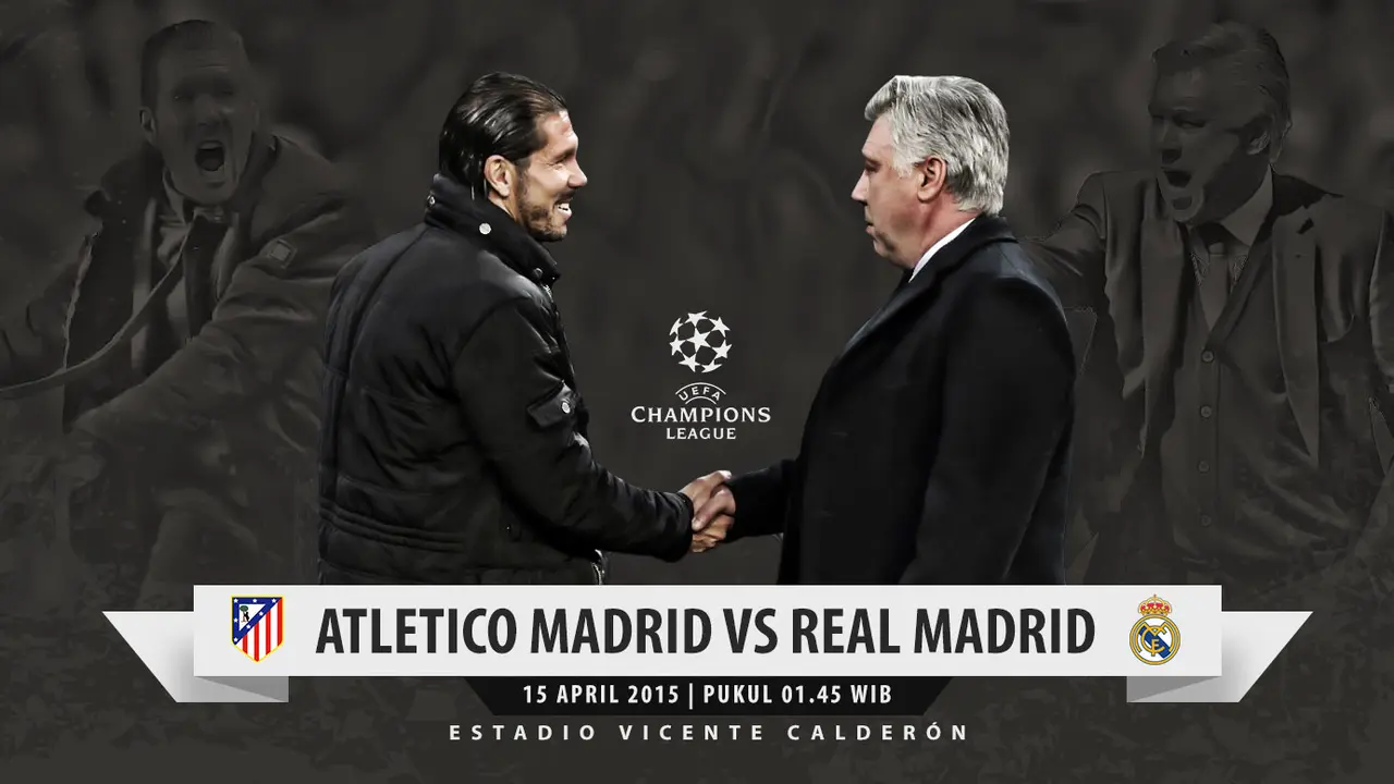 Prediksi Atletico Madrid vs Real Madrid (Liputan6.com/Yoshiro)