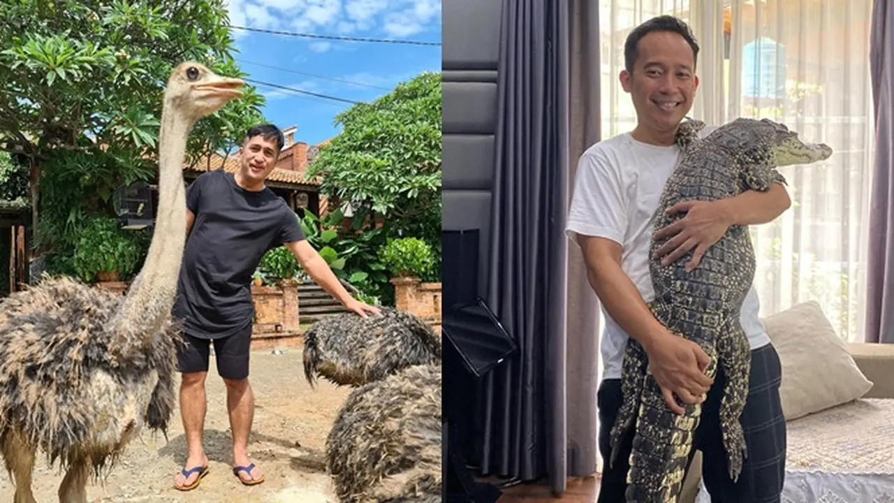 6 Seleb Ini Pelihara Binatang yang Tak Biasa, Unik hingga Ekstrem Abis