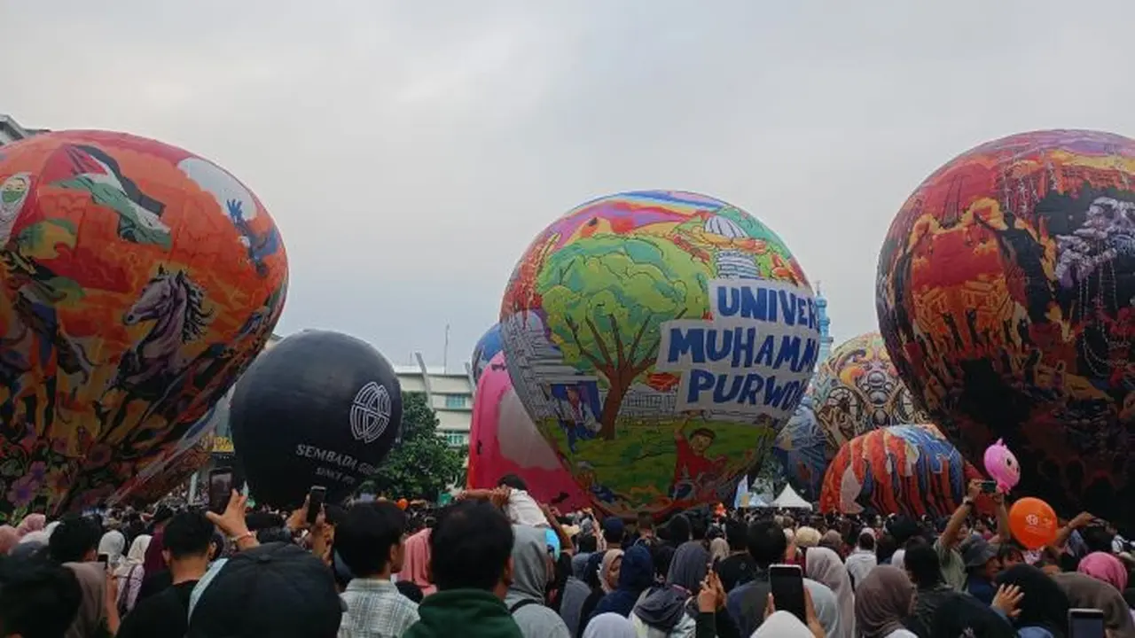 Festival Balon Udara di Banyumas 2025.