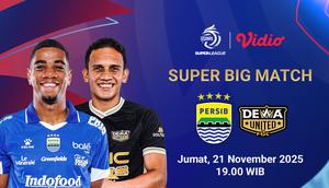 Saksikan Persib vs Dewa United eksklusif tayang di Vidio. (dok. vidio.com)