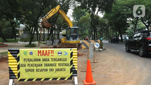 Pengerjaan Sumur Resapan di Kebayoran Baru