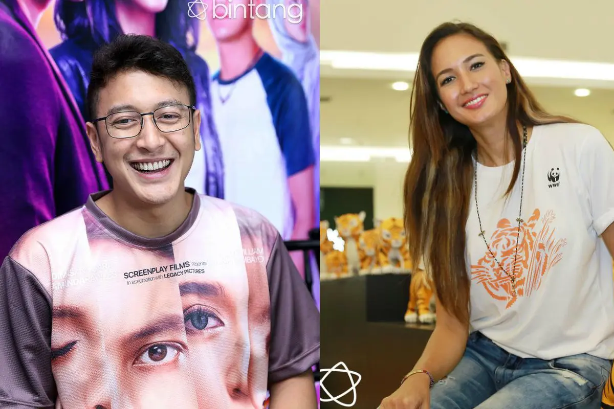 Nadine Chandrawinata dan Dimas Anggara